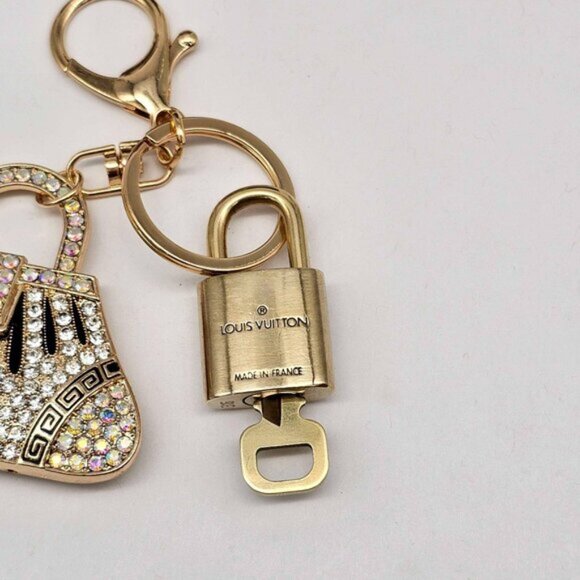Authentic Louis Vuitton Lock & Key with unbranded Bagcharm, Keycharm, Keychain - Picture 6 of 8